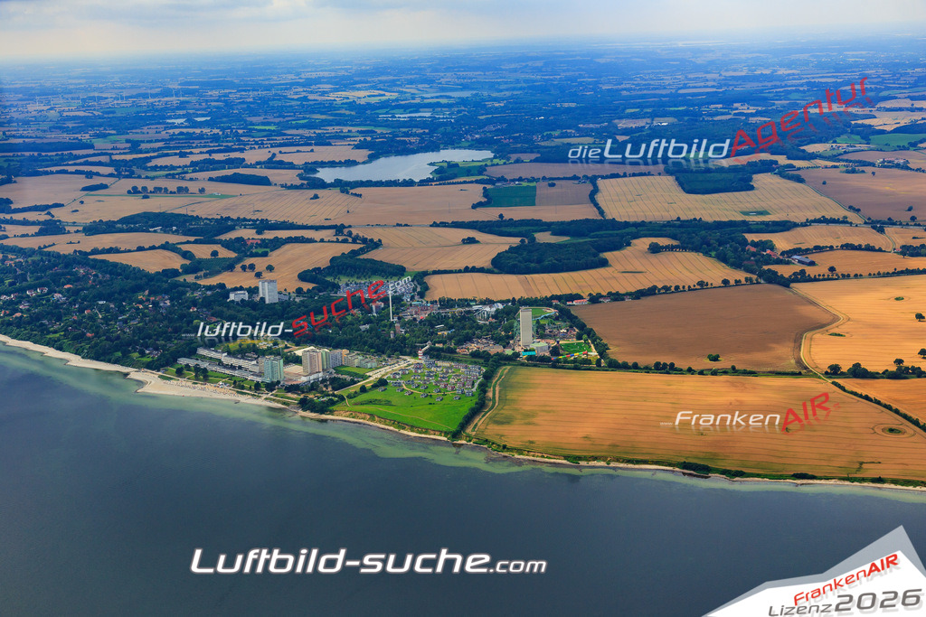 Luftbild von  Sierksdorf - Luftaufnahme wurde 2016 von https://frankenair.de mittels Flugzeug (keine Drohne) erstellt - die Geschenkidee