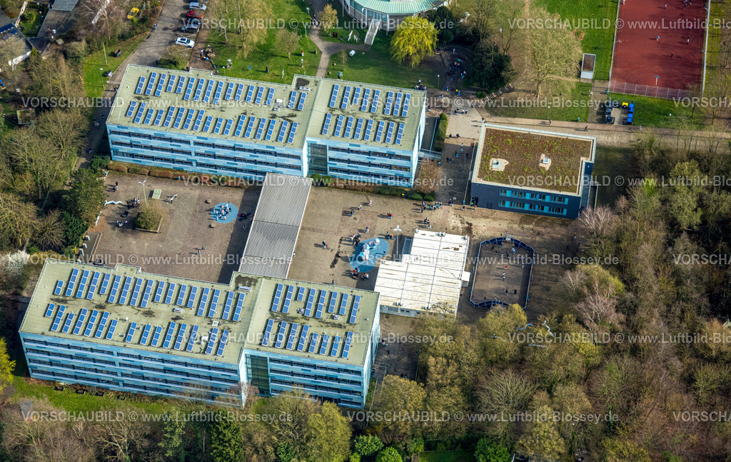 Bottrop260306453 | Luftbild, Heinrich-Heine-Gymnasium an der Gustav-Ohm-Straße, Süd-West, Bottrop, Ruhrgebiet, Nordrhein-Westfalen, Deutschland