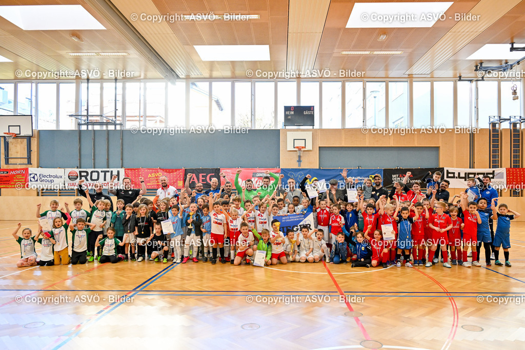 ASVÖ_ Fussballturnier SV Gallneukirchen_ 08.02.2025-143 | 08.02.2025, Gallneukirchen, AUT, ASVÖ, Fussball Nachwuchs Hallenturnier 2025, SV Gallneukirchen im Bild Teilnehmer U 7©Harald Dostal / fodo.media - Realisiert mit Pictrs.com