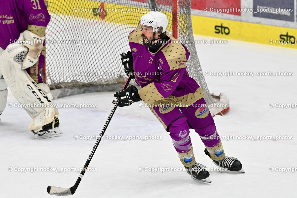 EC Kellerberg vs. EC Arnoldstein | #21 Pettauer Christoph EC Kellerberg, EC Kellerberg vs. EC Arnoldstein, EC Kellerberg vs. EC Arnoldstein am 03.02.2025 in Villach (Stadthalle Villach), Austria, (Photo by Bernd Stefan)