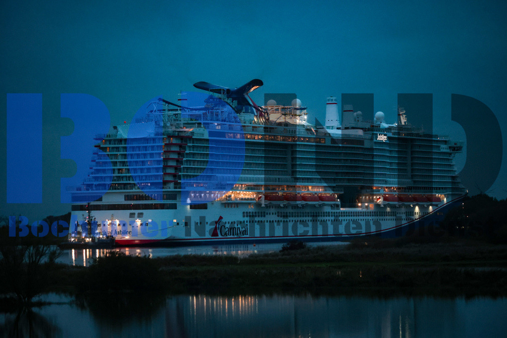  30.10.2023 - 
 | Sebastian Sendlak / Bochumer Nachrichtendienst (BOND) - Ueberfuehrung Carnival Jubilee - Meyer Werft Papenburg - Realisiert mit Pictrs.com