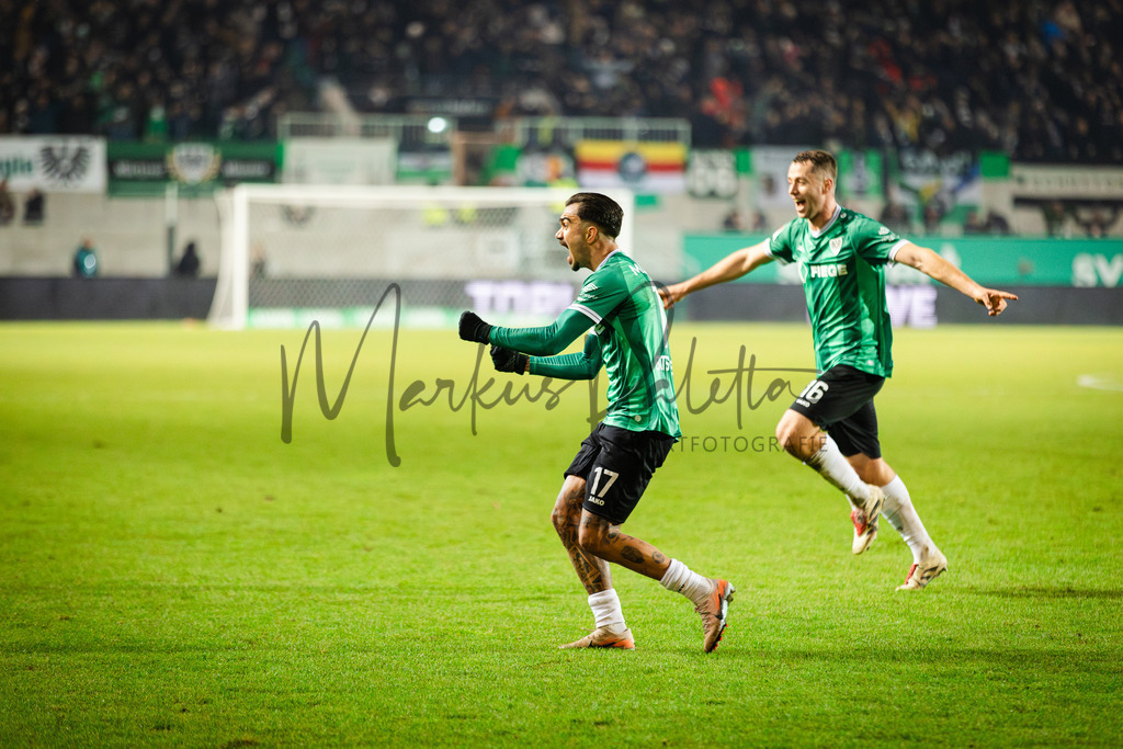 2. Bundesliga, Saison 2025/26, 15. Spieltag: SC Preußen Münster - Hannover 96 | Münster, 05.12.2025: 2. Bundesliga, 15. Spieltag, SC Preußen Münster gegen Hannover 96 im LVM-Preußenstadion in Münster. Foto: sportfotografie.ms | Markus Paletta - Realisiert mit Pictrs.com