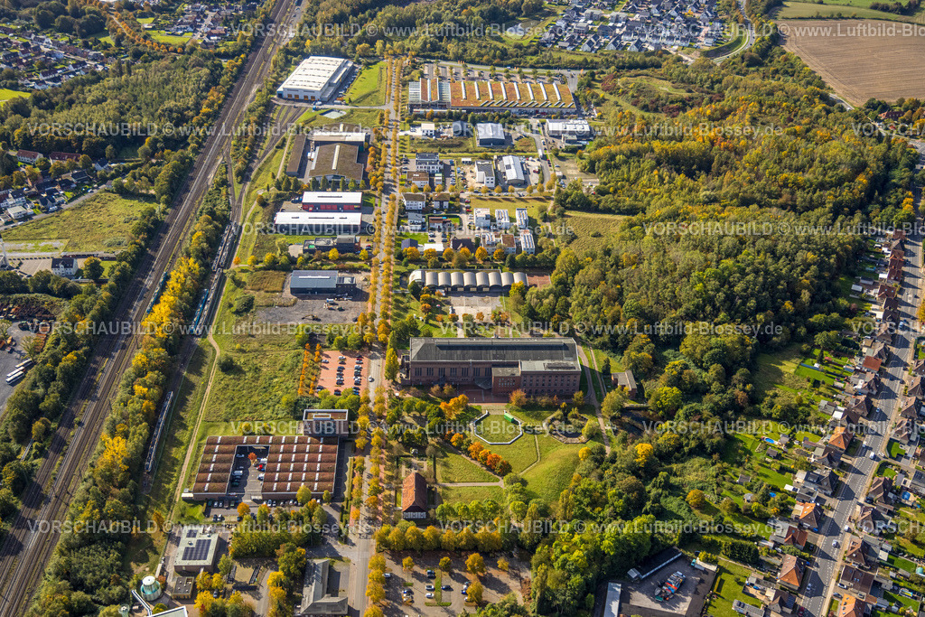 Hamm241008571 | Luftbild, Gewerbegebiet Sachsenweg, Bahngleise, Stadtbezirk Heessen, Hamm, Ruhrgebiet, Nordrhein-Westfalen, Deutschland