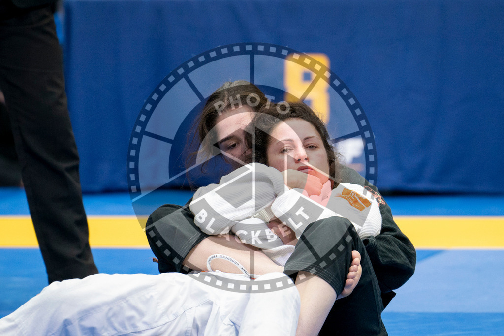20240124PBB02261 | Fighters compete during the second day of the IBJJF European Championship in Paris, France, on January 24, 2024.