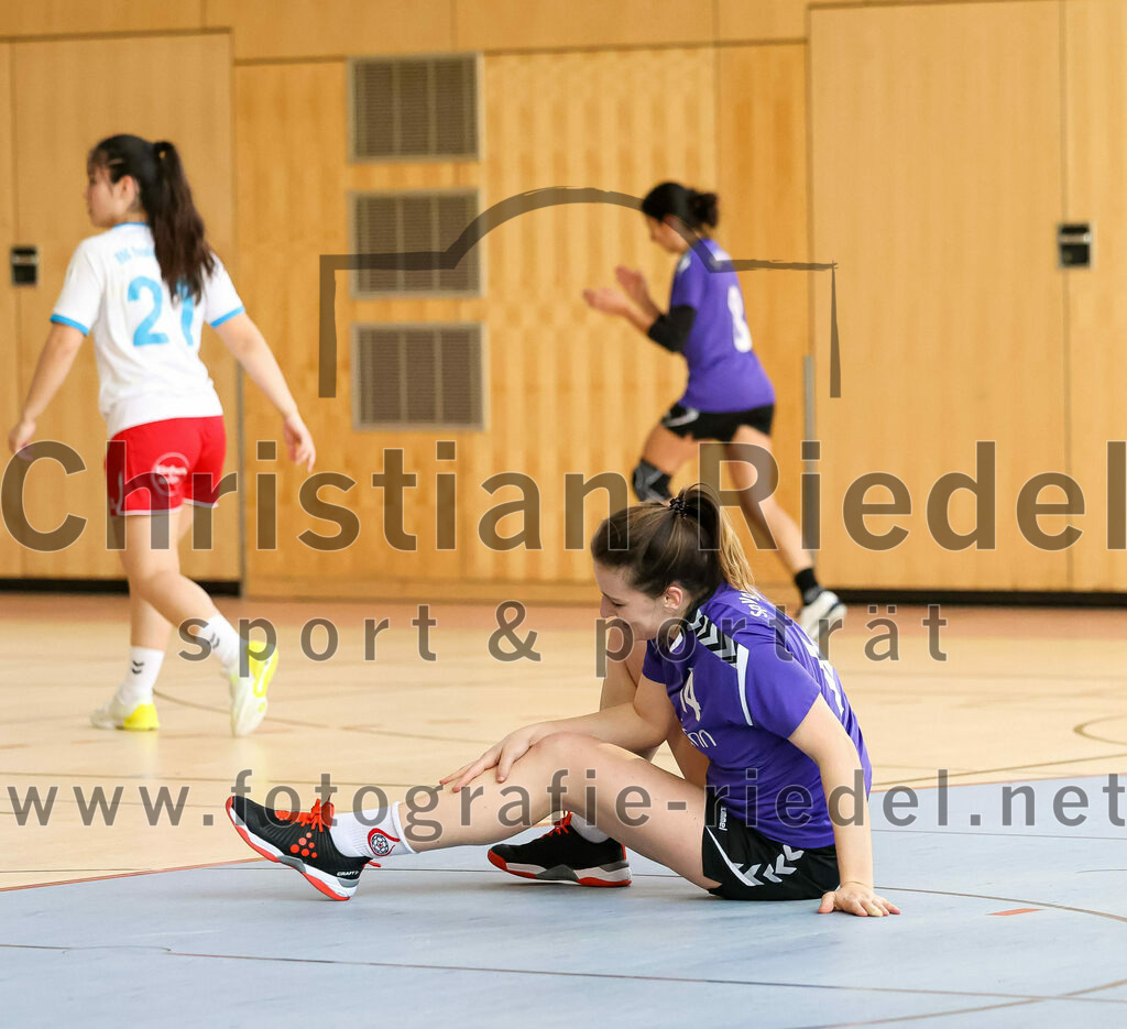 2023-03-18_046_SpVgg_Altenerding_II_gegen_HSG_Freising-Neufahrn_II | Erding, Deutschland, 18.03.2023:
Handball, Bezirksliga Frauen Altbayern 2022 / 2023, 14. Spieltag, SpVgg Altenerding II gegen HSG Freising-Neufahrn II, Endergebnis: 25:27

Katharina Gotz (SpVgg Altenerding, #14)

Foto: Christian Riedel / fotografie-riedel.net