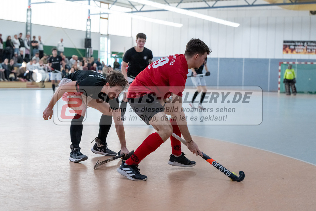 HK_20250202_102365 | 2. Bundesliga Halle Herren Club Raffelberg - Schwarz Weiss Köln am 2.2.2025 Halle am Raffelberg, Duisburg ,