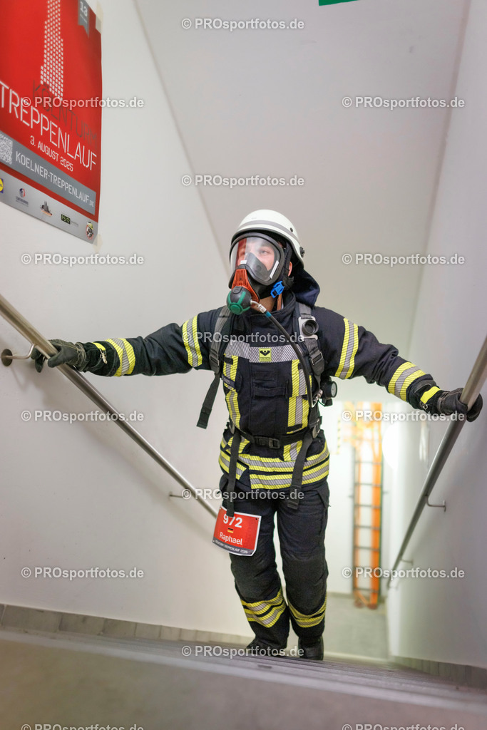 KölnTurm Treppenlauf; Köln, 03.08.2025 | Impressionen vom KölnTurm Treppenlauf am 03.08.2025 in Köln (Nordrhein-Westfalen). 