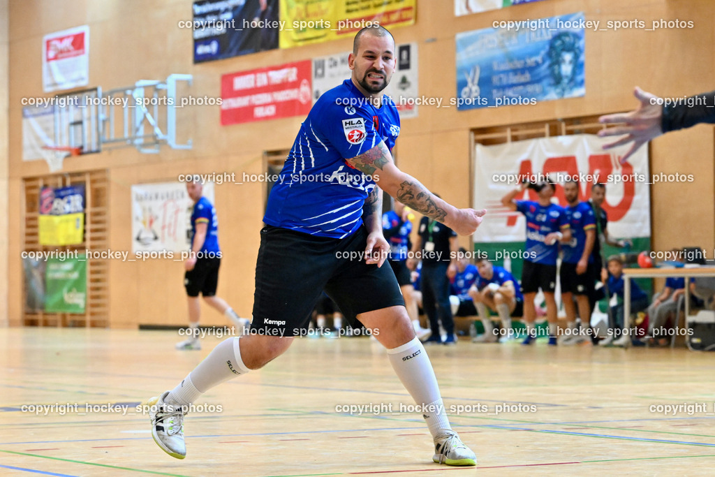 SC Ferlach vs. Bregenz Handball | #81 Milicevic Adrian SC Ferlach, SC Ferlach vs. Bregenz Handball, SC Ferlach vs. Bregenz Handball am 28.09.2024 in Ferlach (Ballspielhalle Ferlach), Austria, (Photo by Bernd Stefan)