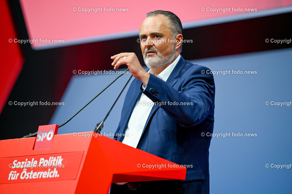 Bundesparteitag SPOE in Linz Design Center_ 03.06.2023-52 | 03.06.2023, Linz, AUT, Bundesparteitag SPOE in Linz Design Center, im Bild Hans-Peter Doskozil (SP, LH Burgenland)