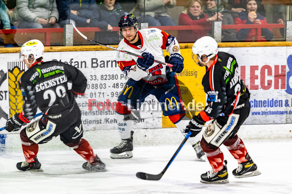 Bayernliga Eishockey, TSV Peißenberg "Miners" gegen VfE Ulm/Neu-Ulm "Devils" am 22.1.23 in Peißenberg | Bayernliga Eishockey, TSV Peißenberg "Miners" gegen VfE Ulm/Neu-Ulm "Devils" am 22.1.23 in Peißenberg