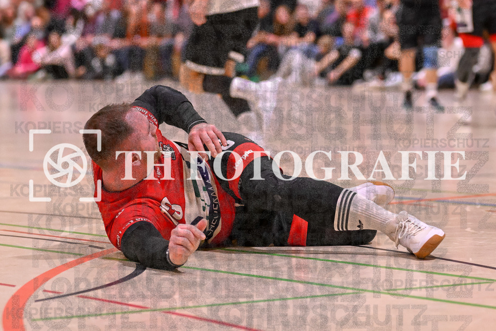 GER, SG Maulburg/Steinen - HSG Dreiland, Handball, Landesliga Suedbaden, 4. Spieltag, Saison 2024/2025, 12.10.2024 | Andre Leuchtmann (SG Maulburg/Steinen, #13)GER, SG Maulburg/Steinen - HSG Dreiland, Handball, Landesliga Suedbaden, 4. Spieltag, Saison 2024/2025, 12.10.2024Foto: TH Fotografie/Thomas Hess