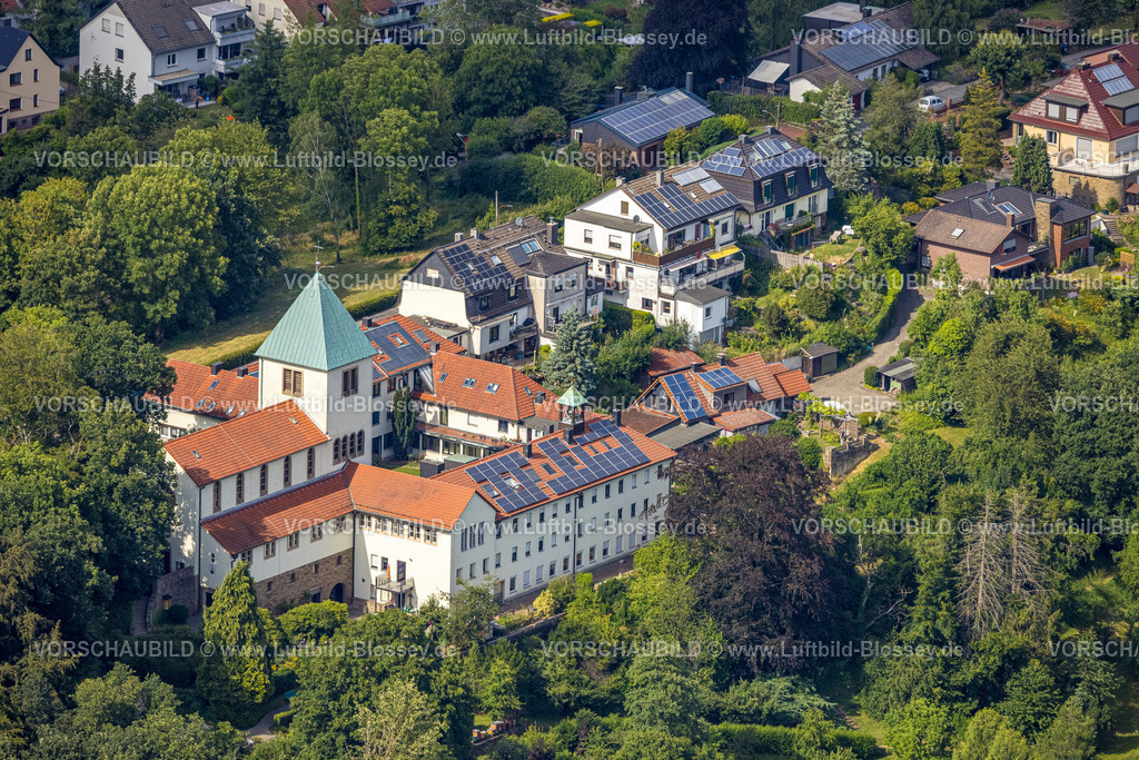 Witten230701308 | Luftbild, Kloster der Karmelitinnen, Witten, Ruhrgebiet, Nordrhein-Westfalen, Deutschland