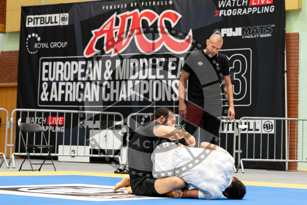 20230916PBB5731 | Fighters compete during the grappling tournement ADCC Trials (European, Middle East and African Championship) in Warsaw, Poland, on September 16, 2023.