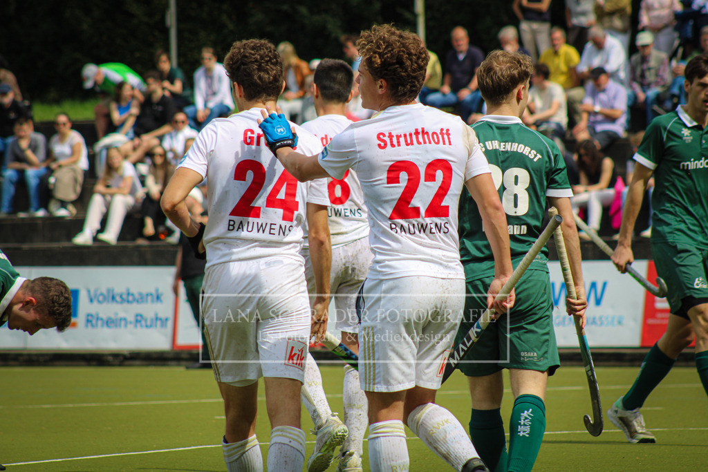 Bundesliga Herren HTC Uhlenhorst Mülheim - Rot-Weiß Köln 13.04.24 Mülheim-020 | lanaschraderfotografie - Realisiert mit Pictrs.com