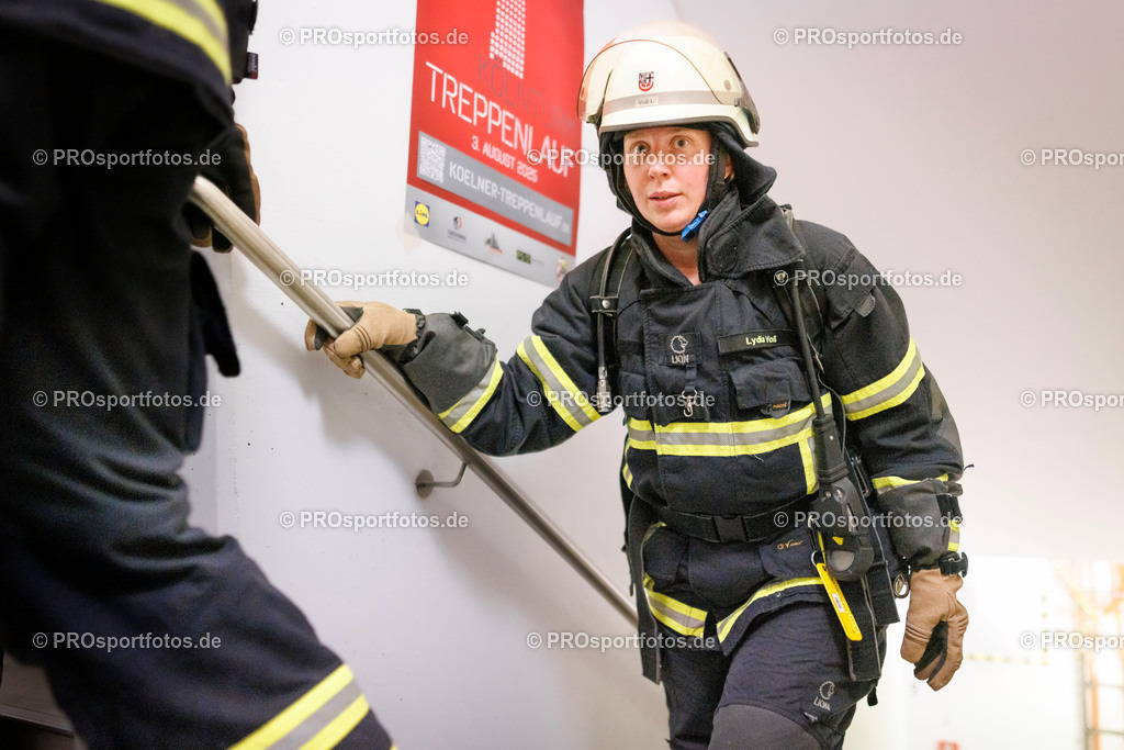 KölnTurm Treppenlauf; Köln, 03.08.2025 | Impressionen vom KölnTurm Treppenlauf am 03.08.2025 in Köln (Nordrhein-Westfalen). 