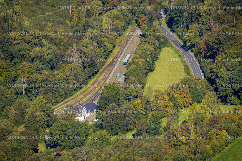 Balve230907668 | Luftbild, Binolen Bahnhof, Volkringhausen, Balve, Sauerland, Nordrhein-Westfalen, Deutschland