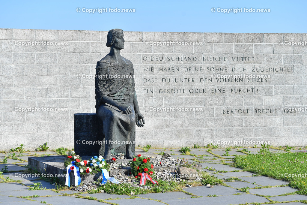 Internationale Gedenk- und Befreiungsfeier Gedenkstaette Mauthausen 2022_ 15.05.2022-30 | 15.05.2022, Mauthausen, AUT, Internationale Gedenk- und Befreiungsfeier Gedenkstaette Mauthausen 2022, im Bild Mahnmal// International Liberation Ceremony 2022, Mauthausen CC Memorial 2022/05/15