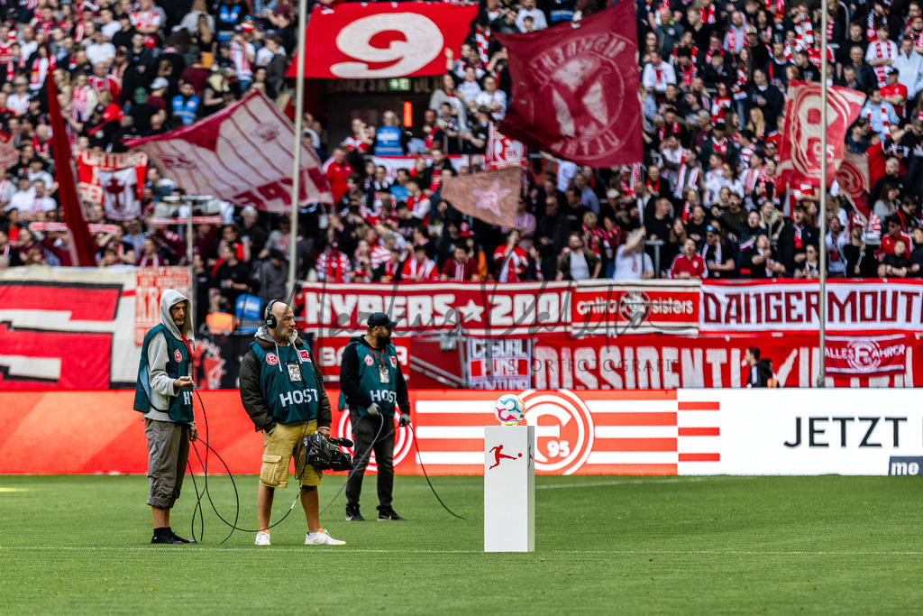 Fortuna Düsseldorf vs. Karlsruher SC | Düsseldorf, 30.04.2023: 2. Bundesliga, 30. Spieltag, Fortuna Düsseldorf gegen Karlsruher SC in der Merkur Arena in Düsseldorf. Foto: sportfotografie.ms | Markus Paletta - Realisiert mit Pictrs.com