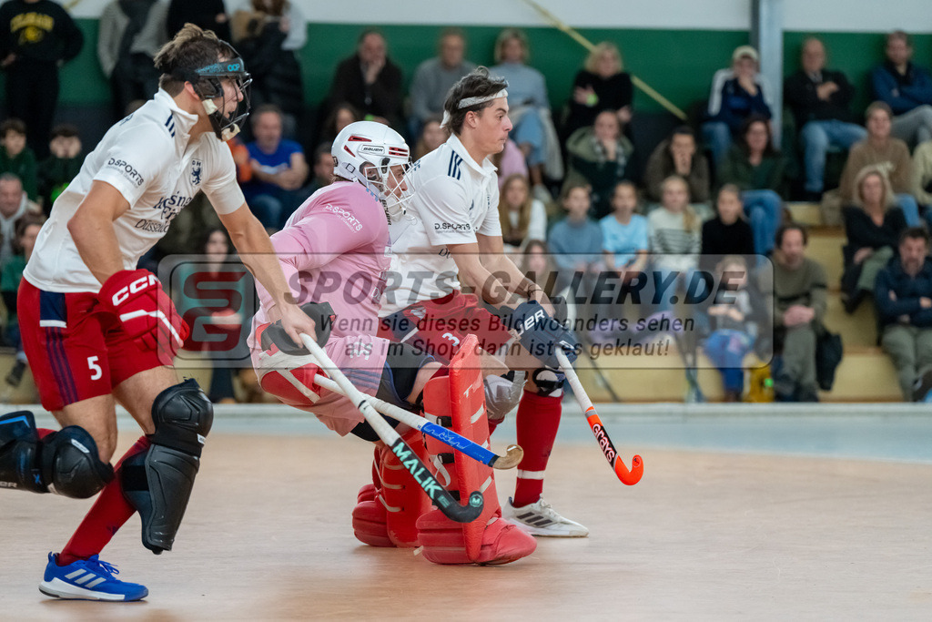 HK_20241208_109978 | 2. Bundesliga Halle Herren Club Raffelberg - Düsseldorfer HC am 8.12.2024 Raffelberg Halle, Duisburg ,