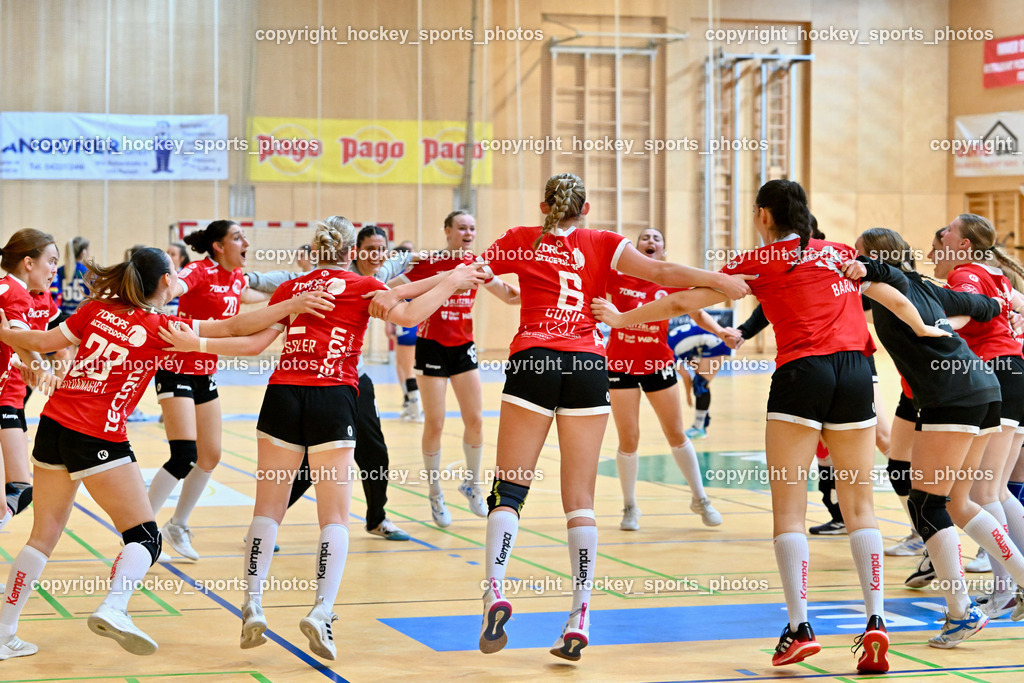 SC Ferlach Damen vs. WAT Atzgersdorf 18.5.2023 | Jubel WAT Atzgersdorf Mannschaft