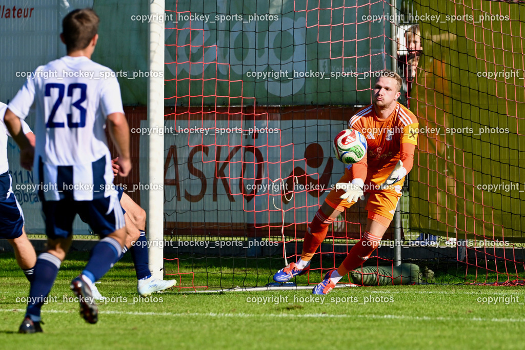 ATUS Nötsch vs. FC Dölsach | #39 Lukas Unterlader FC Dölsach, #23 Marcel Linder FC Dölsach, ATUS Nötsch vs. FC Dölsach, ATUS Nötsch vs. FC Dölsach am 23.08.2026 in Nötsch (Sportplatz Nötsch), Austria, (Photo by Bernd Stefan)
