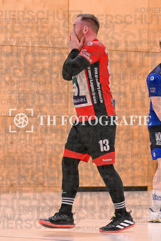 GER, SG Maulburg/Steinen - SG Walkirch/Denzlingen, Handball, Landesliga, 25. Spieltag, Saison 2023/2024, 27.04.2024 | Andre Leuchtmann (SG Maulburg/Steinen, #13)

GER, SG Maulburg/Steinen - SG Walkirch/Denzlingen, Handball, Landesliga, 25. Spieltag, Saison 2023/2024, 27.04.2024

Foto: TH Fotografie/Thomas Hess