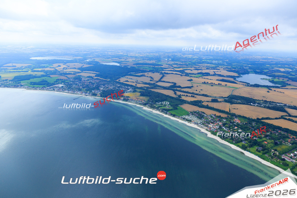 Die Luftaufnahme der Stadt Sierksdorf wurde vom UL-Flugzeug heraus erstellt ( keine Drohne )- hohe Auflösung für beste Qualität