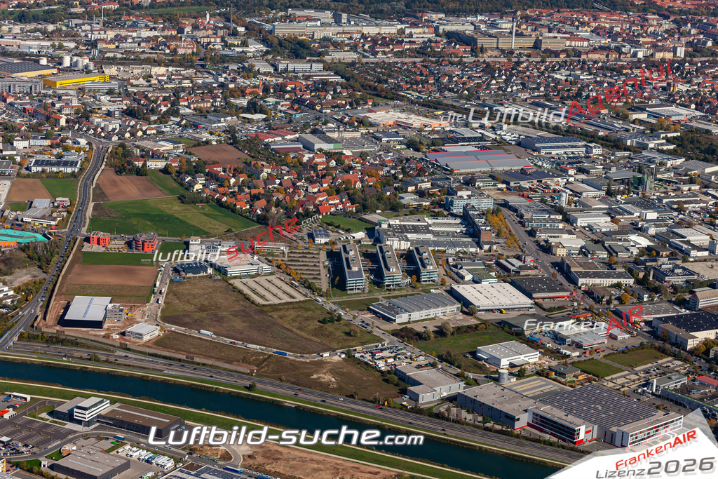 aktuelles Luftbild von  Hoefen - Luftaufnahme wurde 2019 von https://frankenair.de mittels Flugzeug (keine Drohne) erstellt.