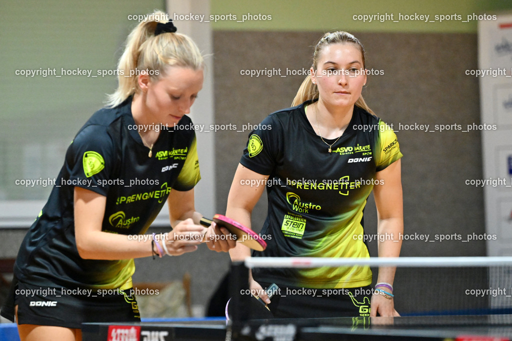SCO Ossiachersee Bodensdorf vs. SU Spk. Kufstein | Katarina Strazar, Lea Paulin, SCO Ossiachersee Bodensdorf vs. SU Spk. Kufstein, SCO Ossiachersee Bodensdorf vs. SU Spk. Kufstein am 04.10.2024 in Bodensdorf (SCO Halle Bodensdorf), Austria, (Photo by Bernd Stefan)
