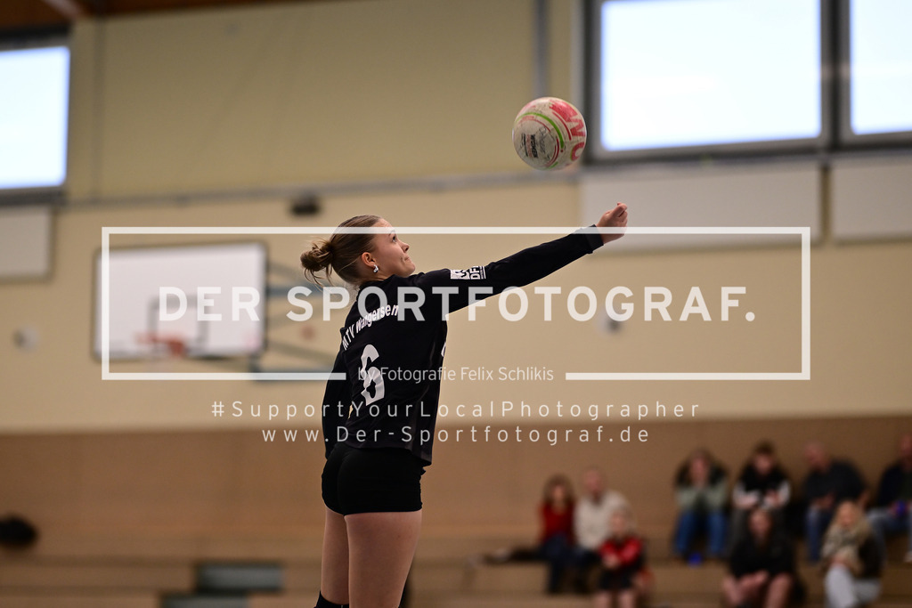 Faustball I Frauen I Saison 2025-2026 I Bundesliga Nord I 7c. Spieltag I MTV Wangersen - Ohligser TV I 25.01.2026 I 38739 | Der Sportfotograf. - Realisiert mit Pictrs.com