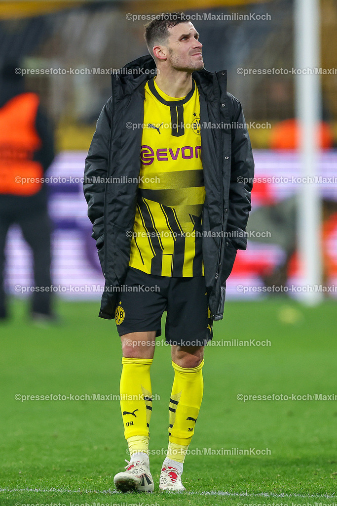 UCL11122402213 | 11.12.2024, UEFA Champions League, Borussia Dortmund - FC Barcelona, 8. Spieltag, Signal Iduna Park, Saison 2024 2025: Pascal Groß (BVB #13)