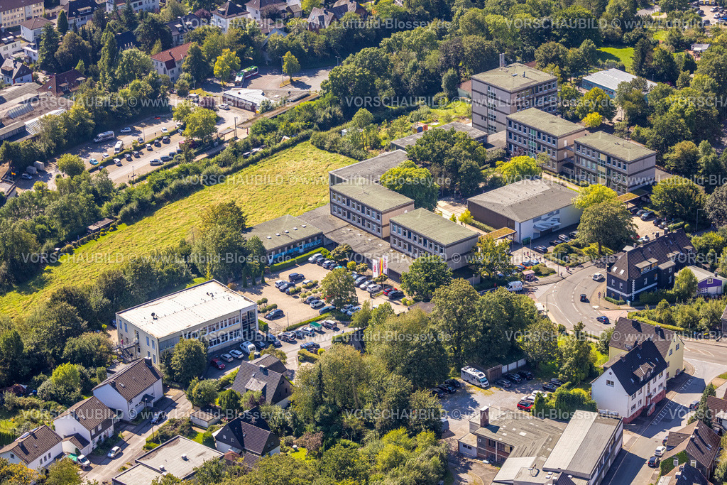 Gevelsberg240815171 | Luftbild, DEH D. Entrup-Haselbach GmbH Tiefkühlbackwaren, städt. Realschule, Gevelsberg, Ruhrgebiet, Nordrhein-Westfalen, Deutschland