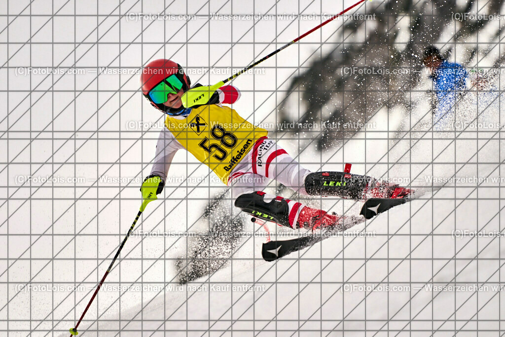 ALP8274_NOe-Kinder-LM_SL-I_Hochkar_Winter Moritz | (C)FotoLois.com, Alois Spandl. NÖ Kinder-Landesmeisterschaft, SLALOM im Draxlerloch am Hochkar, erster Lauf, So 18. Februar 2024.