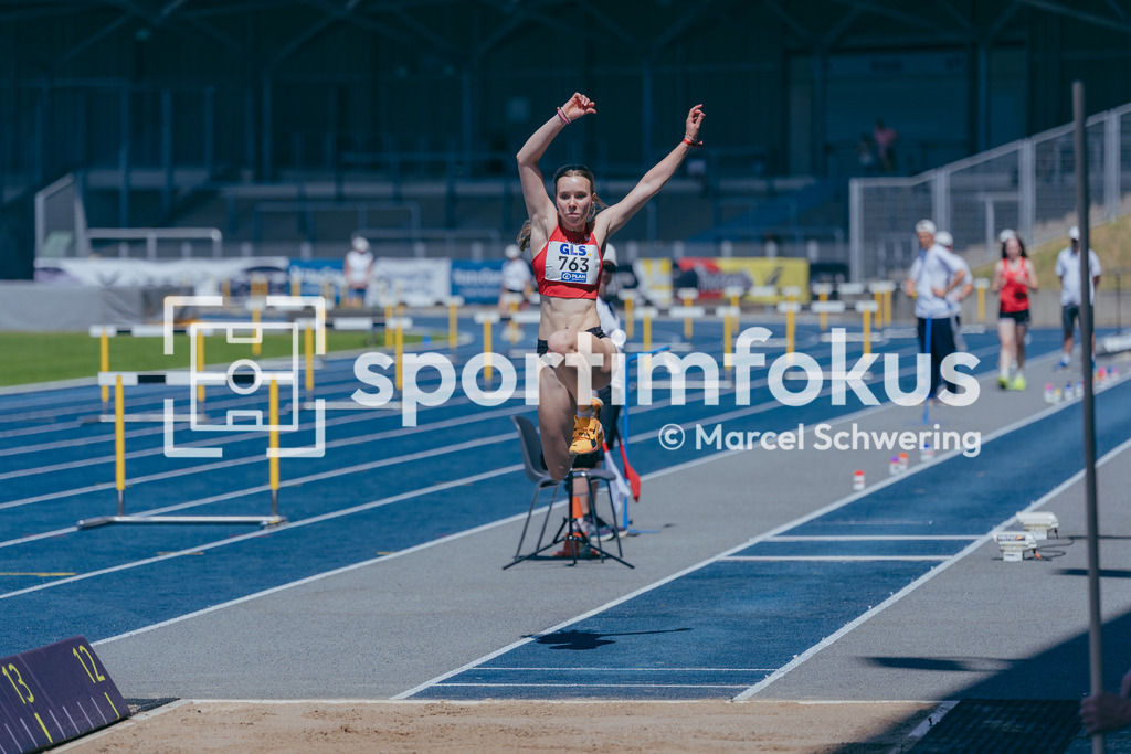 Deutsche Meisterschaften U20 / U16 2026 | Sydney Felix, VfL Eintracht Hannover, 763, Dreisprung, Deutsche Meisterschaften der U20 &amp; U16 2026, Lohrheidestadion Bochum-Wattenscheid, 11.07.2026. Foto: Marcel Schwering / sportimfokus - Realisiert mit Pictrs.com