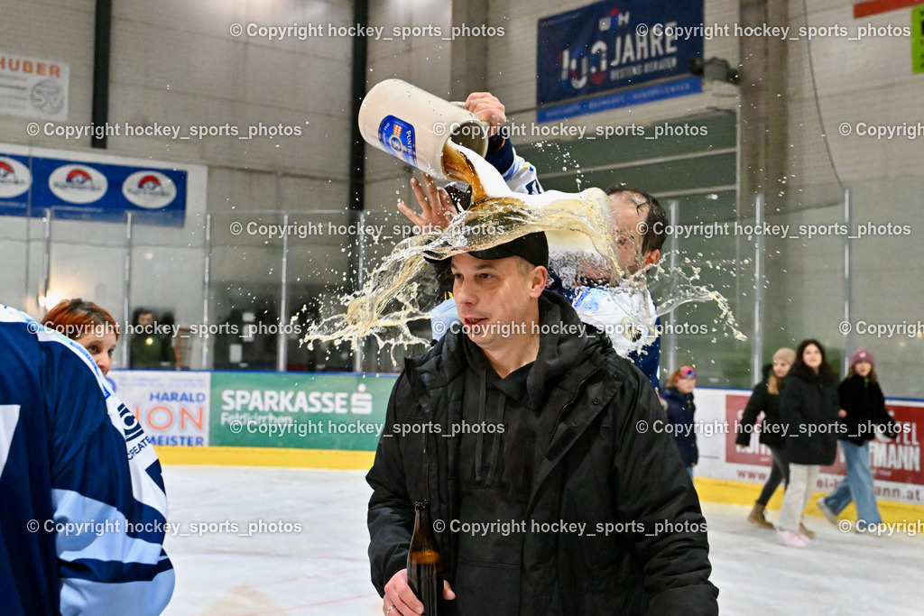 ESC Steindorf vs. EHC Althofen 8.3.2024 | ESC Steindorf vs. EHC Althofen 8.3.2024, ESC Steindorf vs. EHC Althofen Meisterfeier am 08.03.2024 in Steindorf (Ossiachersee Halle), Austria, (Photo by Bernd Stefan)