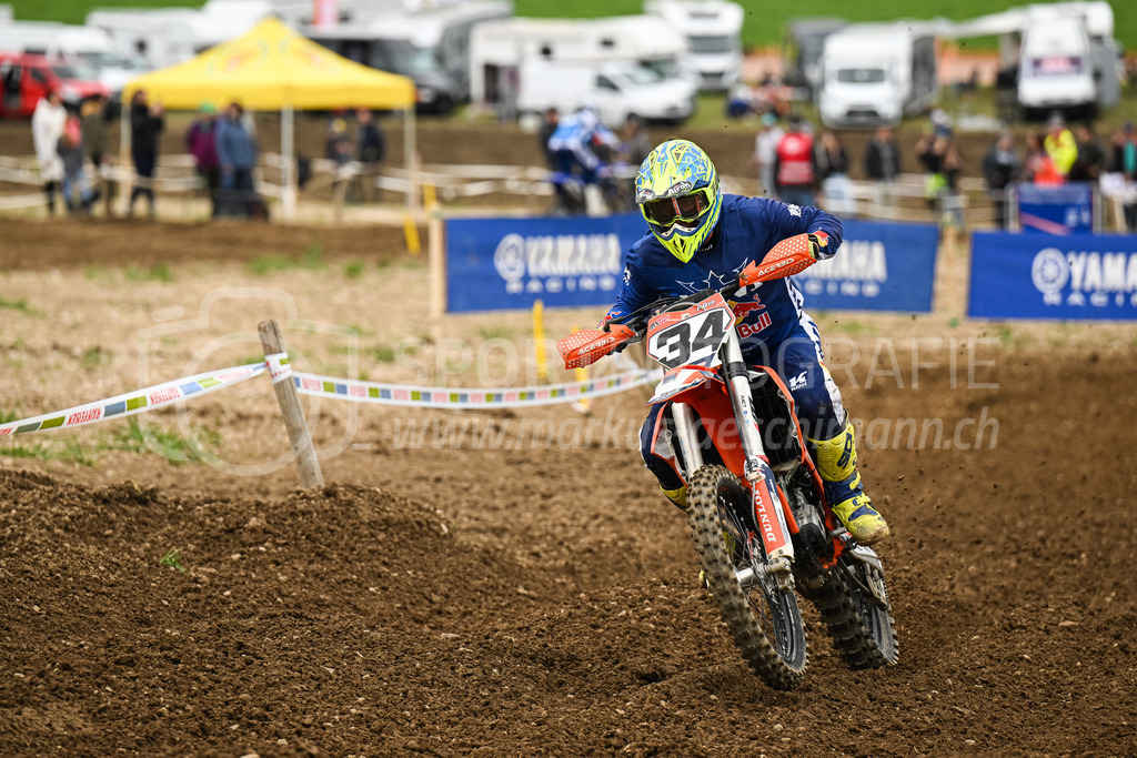 Motocross Schlatt bei Winterthur - 30. April 2023 | #34 Gyr Peter aus Unteriberg (CH) auf KTM in der Kategorie Senioren am Motocross Schlatt bei Winterthur, 30. April 2023. 
Instagram: @mx_schlatt | @mc_wila | @sam_schweiz
Bild: Sportfotografie Markus Aeschimann | www.markus-aeschimann.ch - Realisiert mit Pictrs.com