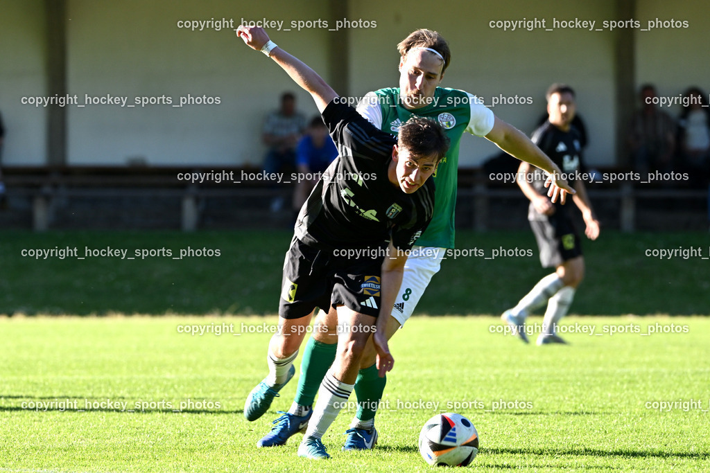 WSG Radenthein vs. URC Thal Assling | #10 Julian Jakob Moser URC Thal Assling, #8 Dominik Georg Grimschitz Al WSG Radenthein, WSG Radenthein vs. URC Thal Assling, WSG Radenthein vs. URC Thal Assling am 30.05.2025 in Radenthein (Sportplatz Radenthein), Austria, (Photo by Bernd Stefan)