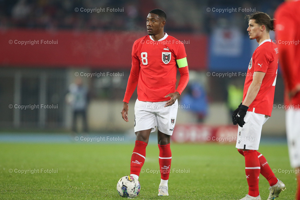 A_LUI_20221120_0014 | SPORT FUSSBALL TESTSPIEL  ÖSTERREICH VS ITALIEN
IM BILD: David Alaba (Österreich),


FOTO:FOTOLUI/UW