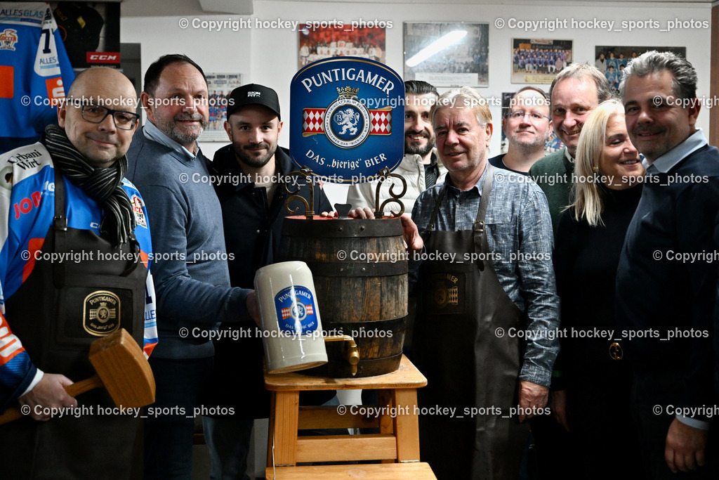 ESC Steindorf vs. ESV Ferlach  | VIP Raum Bieranstich ESC Steindorf, ESC Steindorf vs. ESV Ferlach , ESC Steindorf vs. ESV Ferlach  am 15.02.2026 in Steindorf (Ossiachersee Halle), Austria, (Photo by Bernd Stefan)