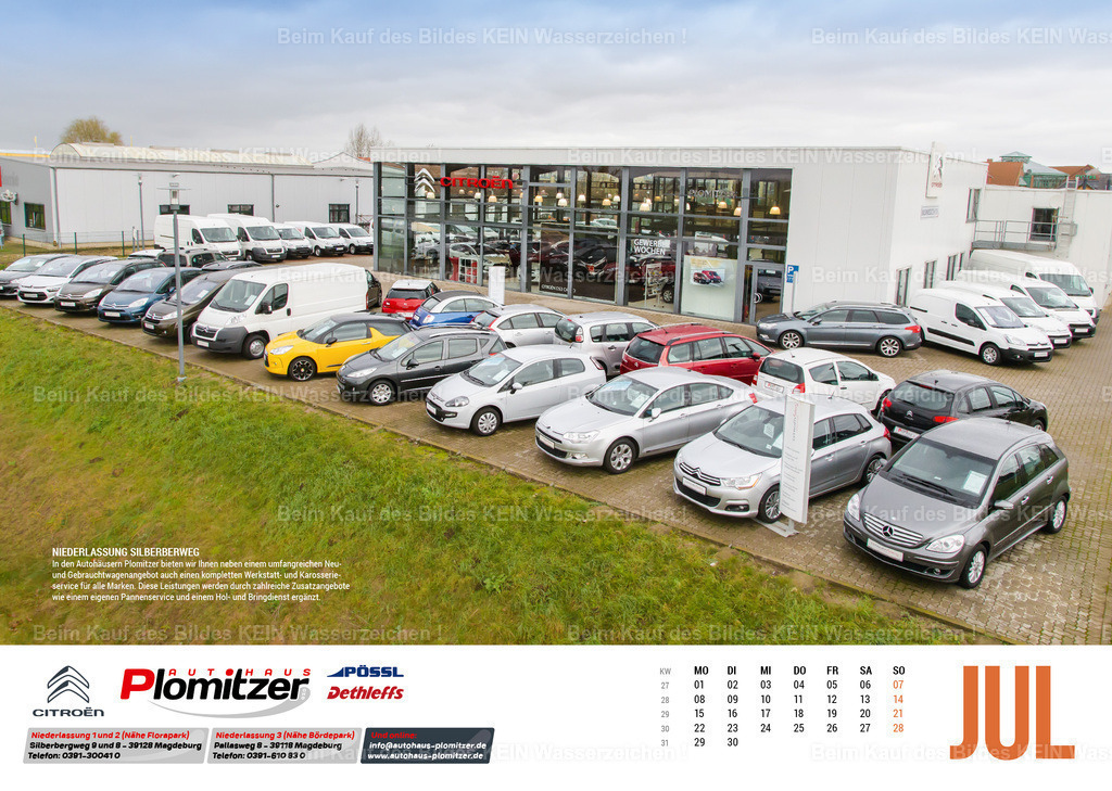 Luftbild Kalender Magdeburg Sachsen Anhalt Plomitzer | Beispiele Firmenkalender individuell mit eigenem Logo - Realisiert mit Pictrs.com