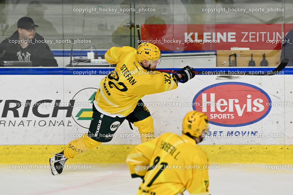 ATSE Graz vs. EHC Lustenau | #32 Stefan Daniel EHC Lustenau, ATSE Graz vs. EHC Lustenau, ATSE Graz vs. EHC Lustenau am 14.02.2026 in Graz (Merkur Eishalle ), Austria, (Photo by Bernd Stefan)