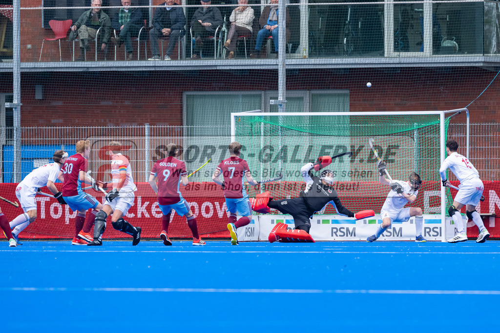 HK_20230415_106850 | 1. Bundesliga Herren Crefelder HTC - UHC Hamburg am 14.4.2023 Crefelder HTC, Krefeld , Joshua Onyekwue Nnaji Torwart ( Crefelder HTC #29 )