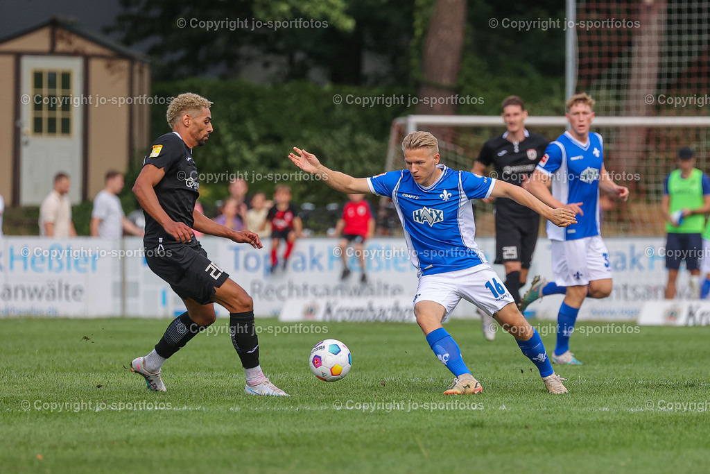 Giessen_Darmstadt (268) | 16.07.2023; Testspiel; Waldstadion Gießen; FC Gießen - SV Darmstadt 98; Ergebnis: 2:0 (0:0)
