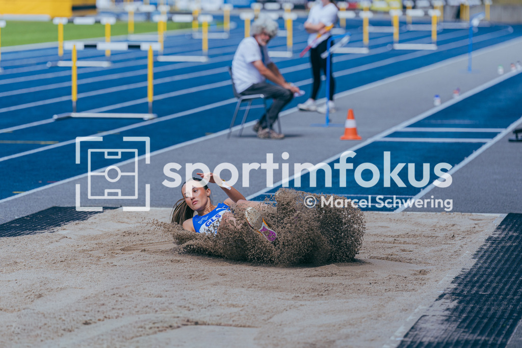 DM U23 U18 Bochum 2026 | Vanessa Jaske (TV Wattenscheid 01), Startnummer 1610, Dreisprung, Deutsche Meisterschaften der U18 &amp; U23 2026, Lohrheidestadion Bochum-Wattenscheid, 04.07.2026 Foto: Marcel Schwering / sportimfokus - Realisiert mit Pictrs.com