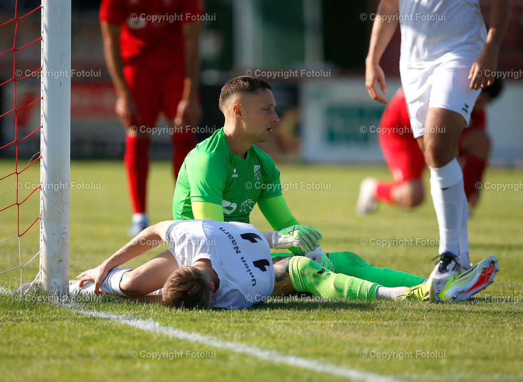 A_LUI_140625_000021 | SPORT FUSSBALL LL.OST 14.06.2025 ASKOE OEDT 1B -METALLBAU BLAUENSTEINER NAARN IM BILD : ANTONIO PAVLIC (OEDT1B) UND JULIAN KOLLINGBAUM  (NAARN) FOTO:FOTOLUI