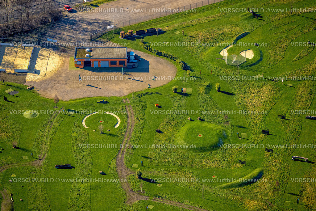 Dortmund230200099 | Luftbild, Soccerpark Westfalen Fußballgolf, Eving, Dortmund, Ruhrgebiet, Nordrhein-Westfalen, Deutschland