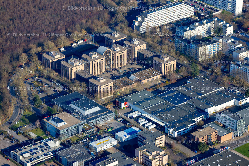 Luftbild Ratingen-8714 | Luftbild Gebäude Essemble an der Brandenburger Straße in Ratingen im Bundesland Nordrhein-Westfalen, Deutschland - Realisiert mit Pictrs.com