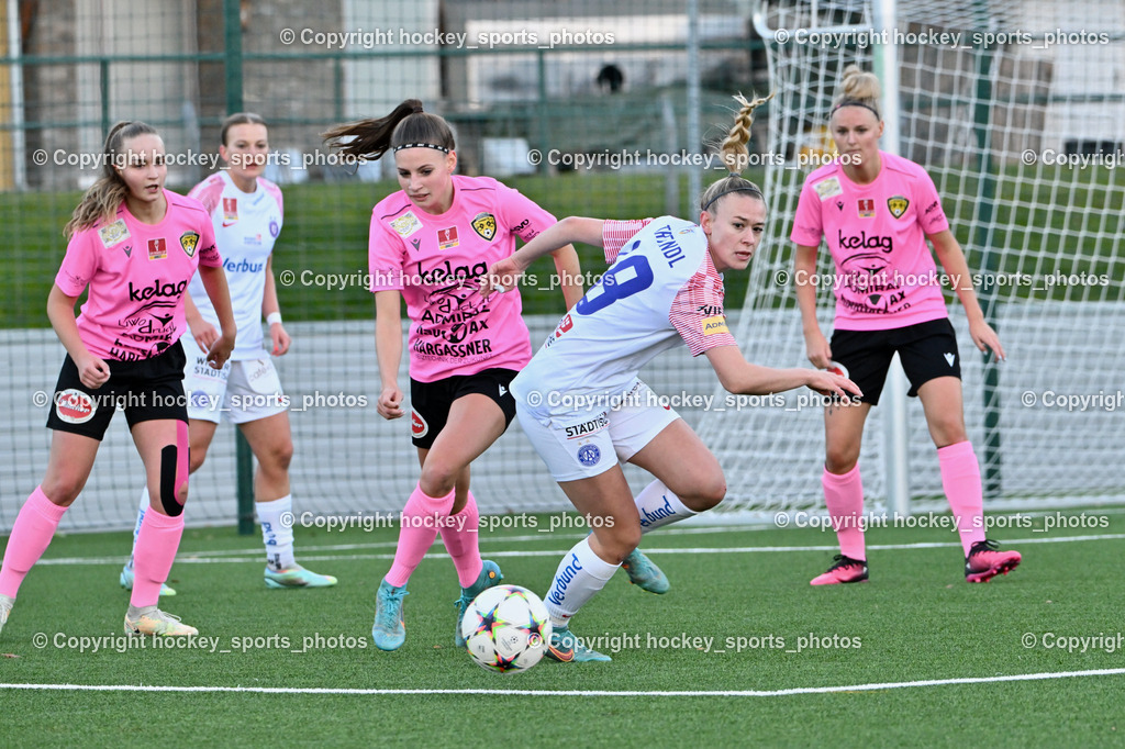 Liwodruck Carinthians Hornets vs. FK Austria Wien Frauen 19.11.2023 | #29 Selina Tamara Selinger, #21 Julia Starchl, #18 Lena Triendl, #27 Jasmin Michelle Ortner