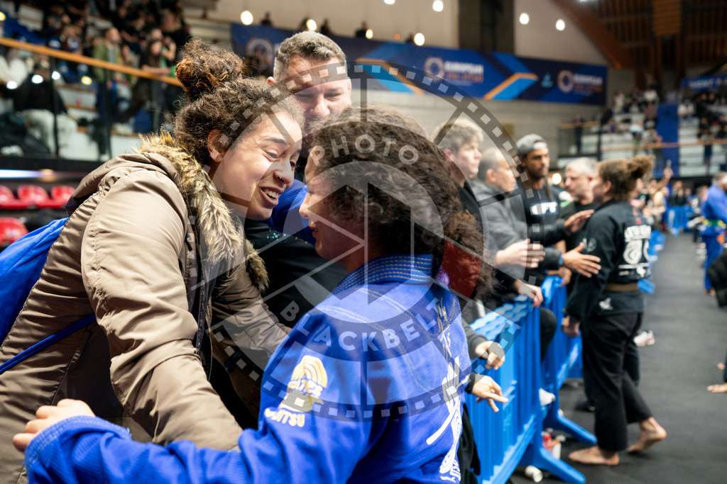 20240124PBB03400 | Fighters compete during the second day of the IBJJF European Championship in Paris, France, on January 24, 2024.