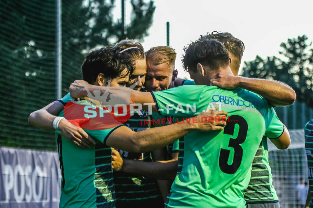 SAK Klagenfurt - VST Völkermarkt 4-5, Kärntner Liga 3. Runde | Torjubel SAK Klagenfurt - VST Völkermarkt 4-5 am 11.08.2023 in Klagenfurt
(SAK Sportpark), Austria, (Photo by Ernst Krawagner sport-fan.at) - Realisiert mit Pictrs.com